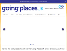 Tablet Screenshot of goingplacesuk.com